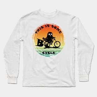 Boo-cycle retro Long Sleeve T-Shirt